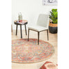 Tivoli 2779 Crimson Multi Colour Transitional Round Rug - Rugs Of Beauty - 4