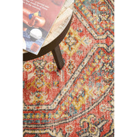 Tivoli 2779 Crimson Multi Colour Transitional Round Rug - Rugs Of Beauty - 5