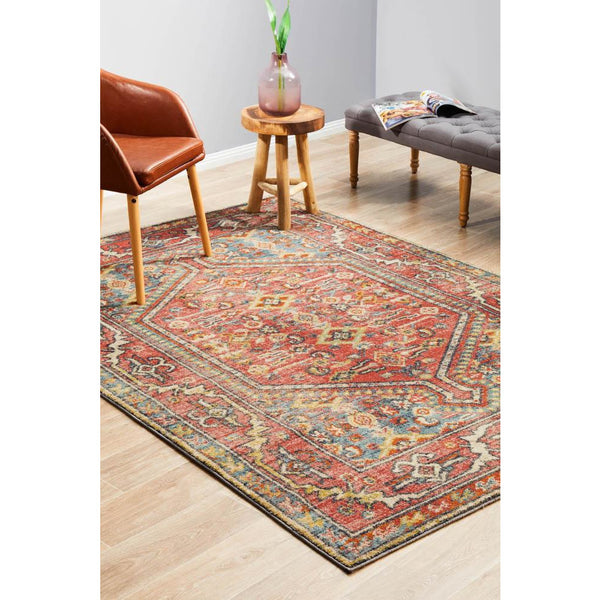 Tivoli 2779 Crimson Multi Colour Transitional Rug - Rugs Of Beauty - 3