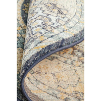 Tivoli 2780 Navy Blue Multi Colour Transitional Round Rug - Rugs Of Beauty - 9