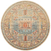 Tivoli 2782 Sky Blue Sand Multi Colour Transitional Round Rug - Rugs Of Beauty - 1
