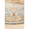 Tivoli 2782 Sky Blue Sand Multi Colour Transitional Round Rug - Rugs Of Beauty - 7