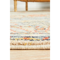 Tivoli 2782 Sky Blue Sand Multi Colour Transitional Round Rug - Rugs Of Beauty - 6