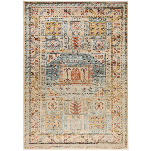 Tivoli 2782 Sky Blue Sand Multi Colour Transitional Rug - Rugs Of Beauty - 1