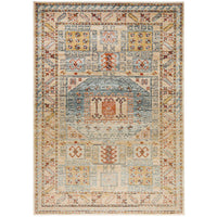 Tivoli 2782 Sky Blue Sand Multi Colour Transitional Rug - Rugs Of Beauty - 1