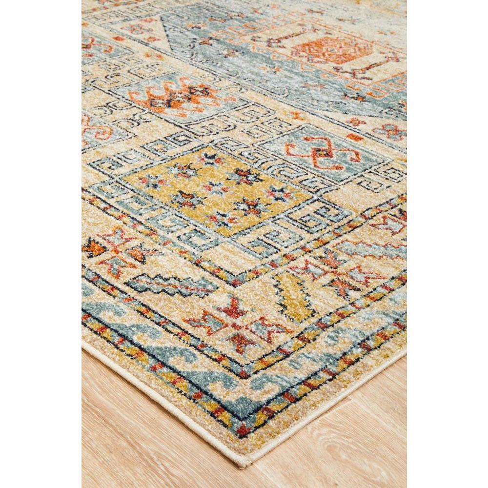 Tivoli 2782 Sky Blue Sand Multi Colour Transitional Rug - Rugs Of Beauty - 7