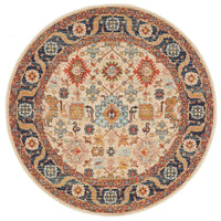 Tivoli 2783 Sand Multi Colour Transitional Round Rug - Rugs Of Beauty - 1
