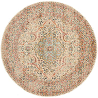 Tivoli 2784 Earth Multi Colour Transitional Round Rug - Rugs Of Beauty - 1