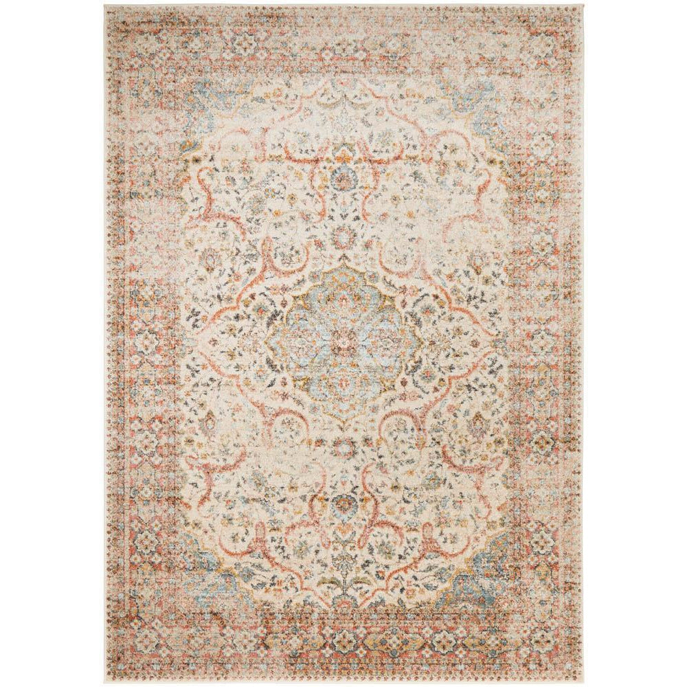 Transitional Rug Patterns Tivoli 2784 Earth Multi Colour Transitional Rug – Rugs Of Beauty
