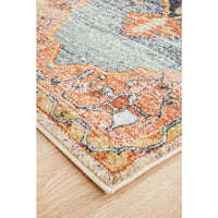 Tivoli 2785 Blue Rust Multi Colour Transitional Runner Rug - Rugs Of Beauty - 6