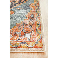 Tivoli 2785 Blue Rust Multi Colour Transitional Runner Rug - Rugs Of Beauty - 7