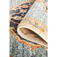 Tivoli 2785 Blue Rust Multi Colour Transitional Runner Rug - Rugs Of Beauty - 9