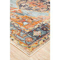 Tivoli 2785 Blue Rust Multi Colour Transitional Rug - Rugs Of Beauty - 5