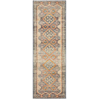 Tivoli 2786 Navy Blue Multi Colour Transitional Runner Rug - Rugs Of Beauty - 1