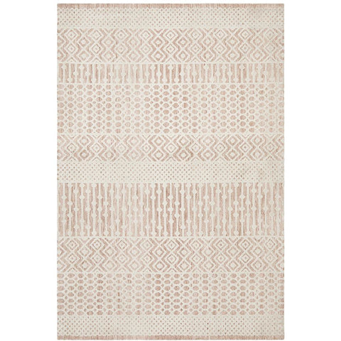 Nara 135 Peach Transitional Textured Rug - Rugs Of Beauty - 1