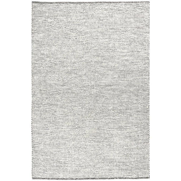 Seljord Black Modern Scandi Wool Rug - Rugs Of Beauty - 1