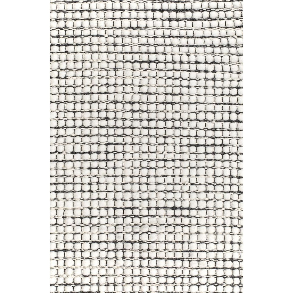 Seljord Black Modern Scandi Wool Rug - Rugs Of Beauty - 5