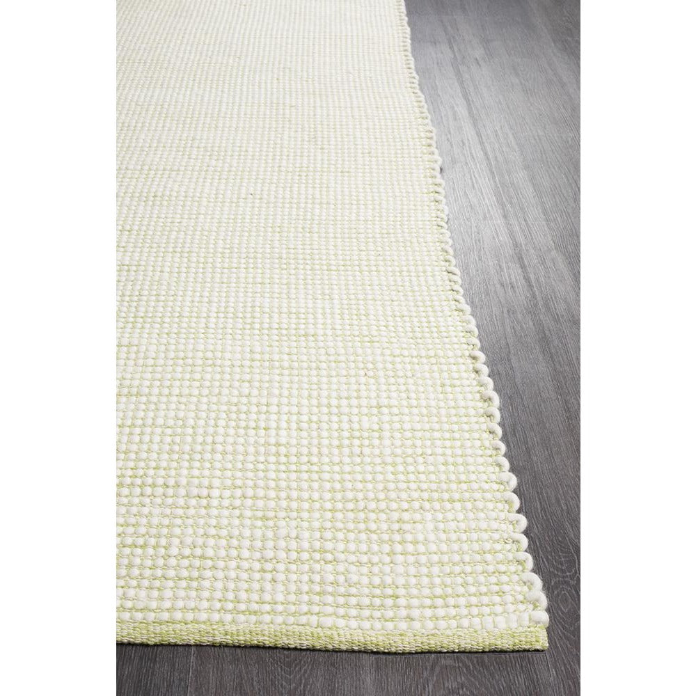 Seljord Green Modern Scandi Wool Rug - Rugs Of Beauty - 3