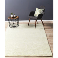 Seljord Green Modern Scandi Wool Rug - Rugs Of Beauty - 7