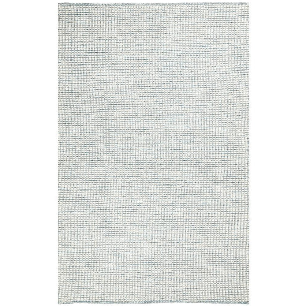 Seljord Turquoise Blue Modern Scandi Wool Rug - Rugs Of Beauty - 1