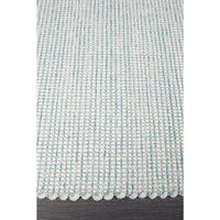Seljord Turquoise Blue Modern Scandi Wool Rug - Rugs Of Beauty - 4