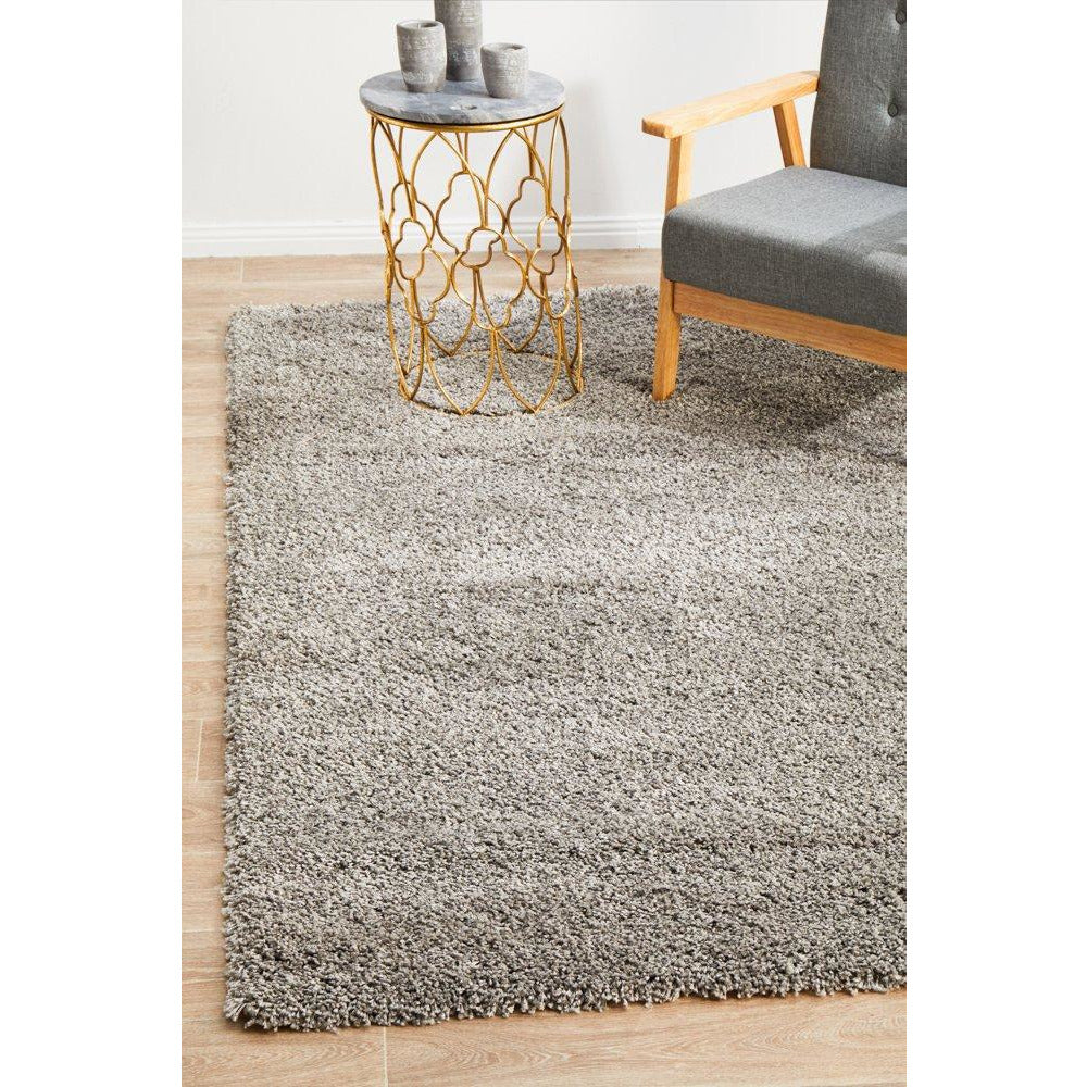 Sevan 4482 Silver Grey Modern Shaggy Rug - Rugs Of Beauty - 3