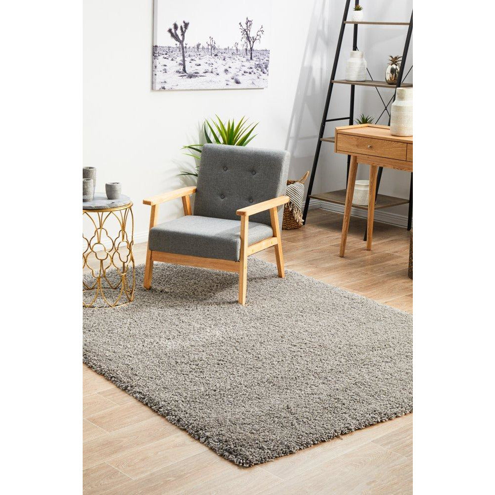 Sevan 4482 Silver Grey Modern Shaggy Rug - Rugs Of Beauty - 4