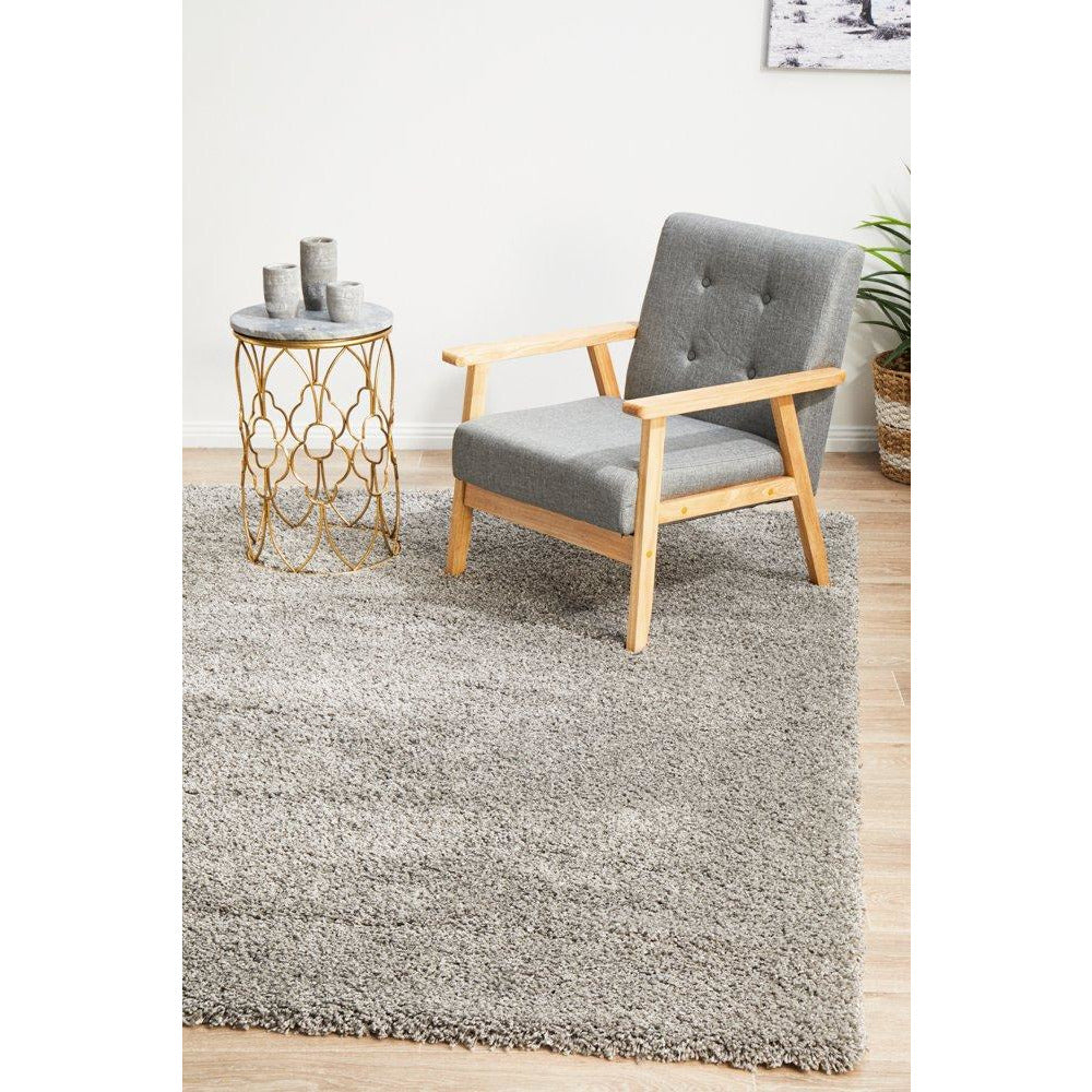 Sevan 4482 Silver Grey Modern Shaggy Rug - Rugs Of Beauty - 2