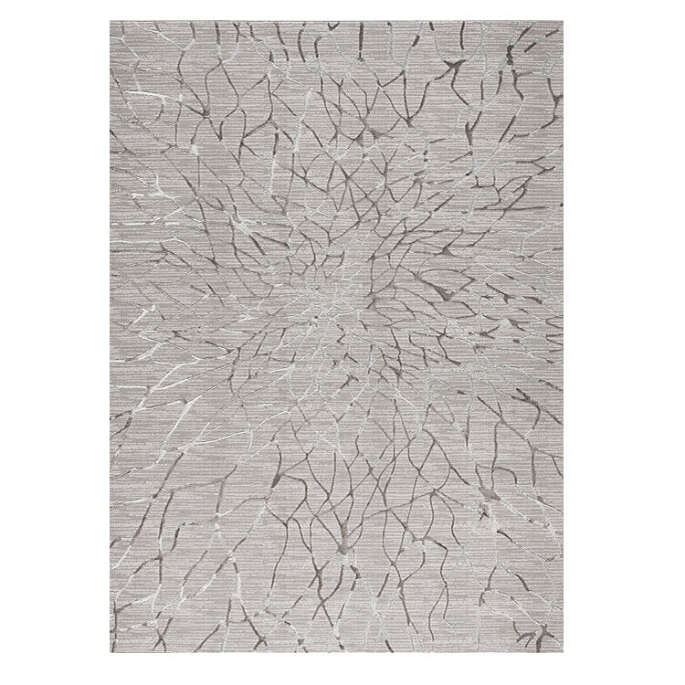 Trent 345 Grey Modern Patterned Rug - Rugs Of Beauty - 1