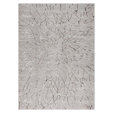 Trent 345 Grey Modern Patterned Rug - Rugs Of Beauty - 1