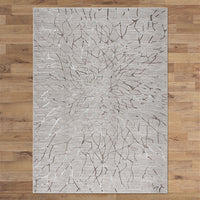 Trent 345 Grey Modern Patterned Rug - Rugs Of Beauty - 3