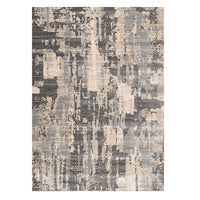 Trent 347 Grey Beige Modern Patterned Rug - Rugs Of Beauty - 1