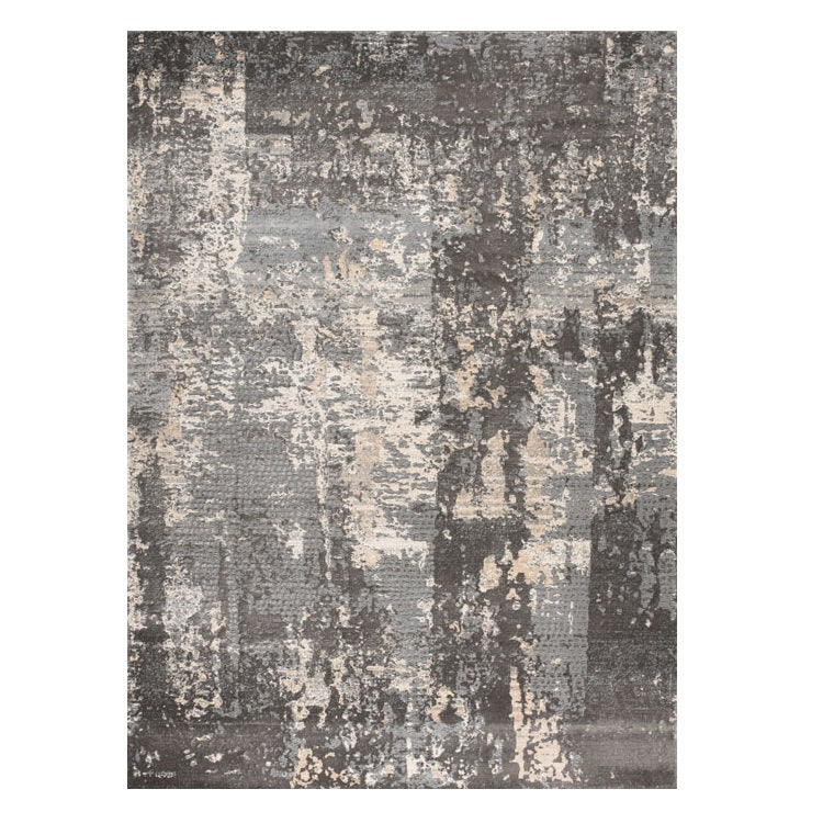 Trent 348 Grey Beige Modern Patterned Rug - Rugs Of Beauty - 1