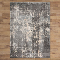 Trent 348 Grey Beige Modern Patterned Rug - Rugs Of Beauty - 3