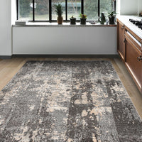 Trent 348 Grey Beige Modern Patterned Rug - Rugs Of Beauty - 2
