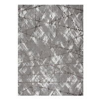 Trent 349 Grey White Modern Patterned Rug - Rugs Of Beauty - 1