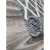 Clarissa 755 Wool Polyester Grey Trellis Rug - Rugs Of Beauty - 5