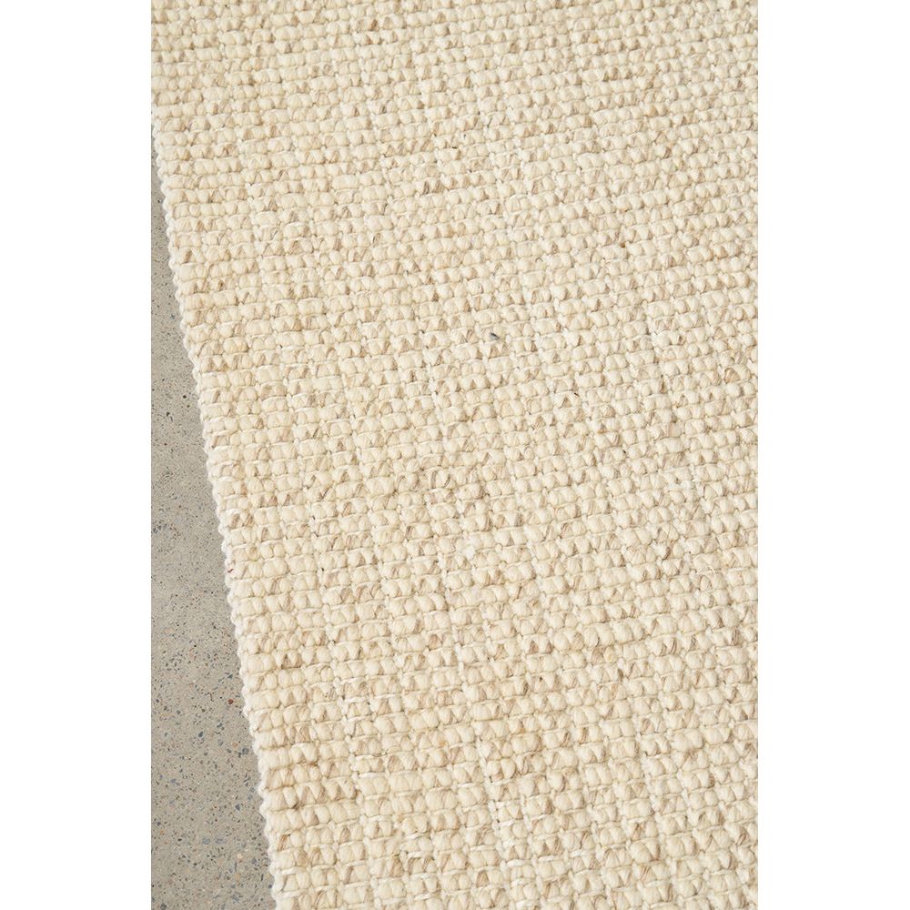 Ashby 338 Cream Jute Wool Rug - Rugs Of Beauty - 5