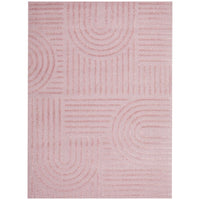 Catana 4755 Pink Modern Patterned Rug - Rugs Of Beauty - 1