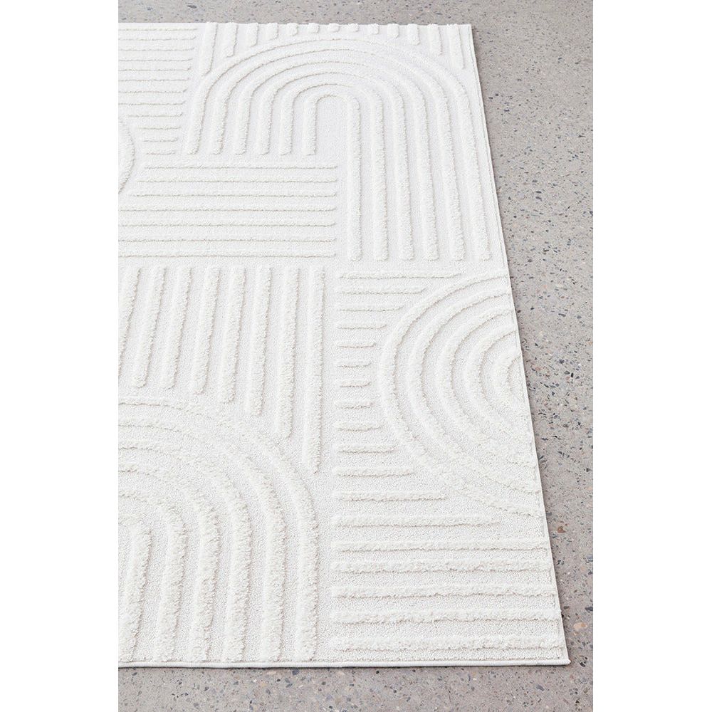 Catana 4755 White Modern Patterned Rug - Rugs Of Beauty - 2