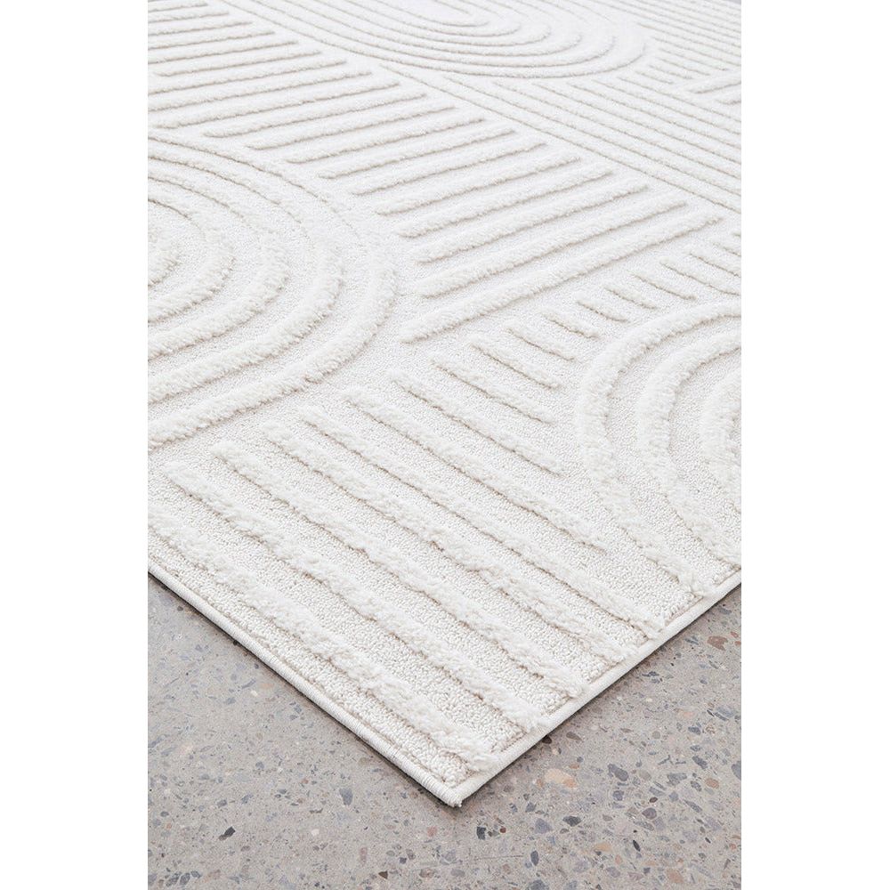 Catana 4755 White Modern Patterned Rug - Rugs Of Beauty - 4