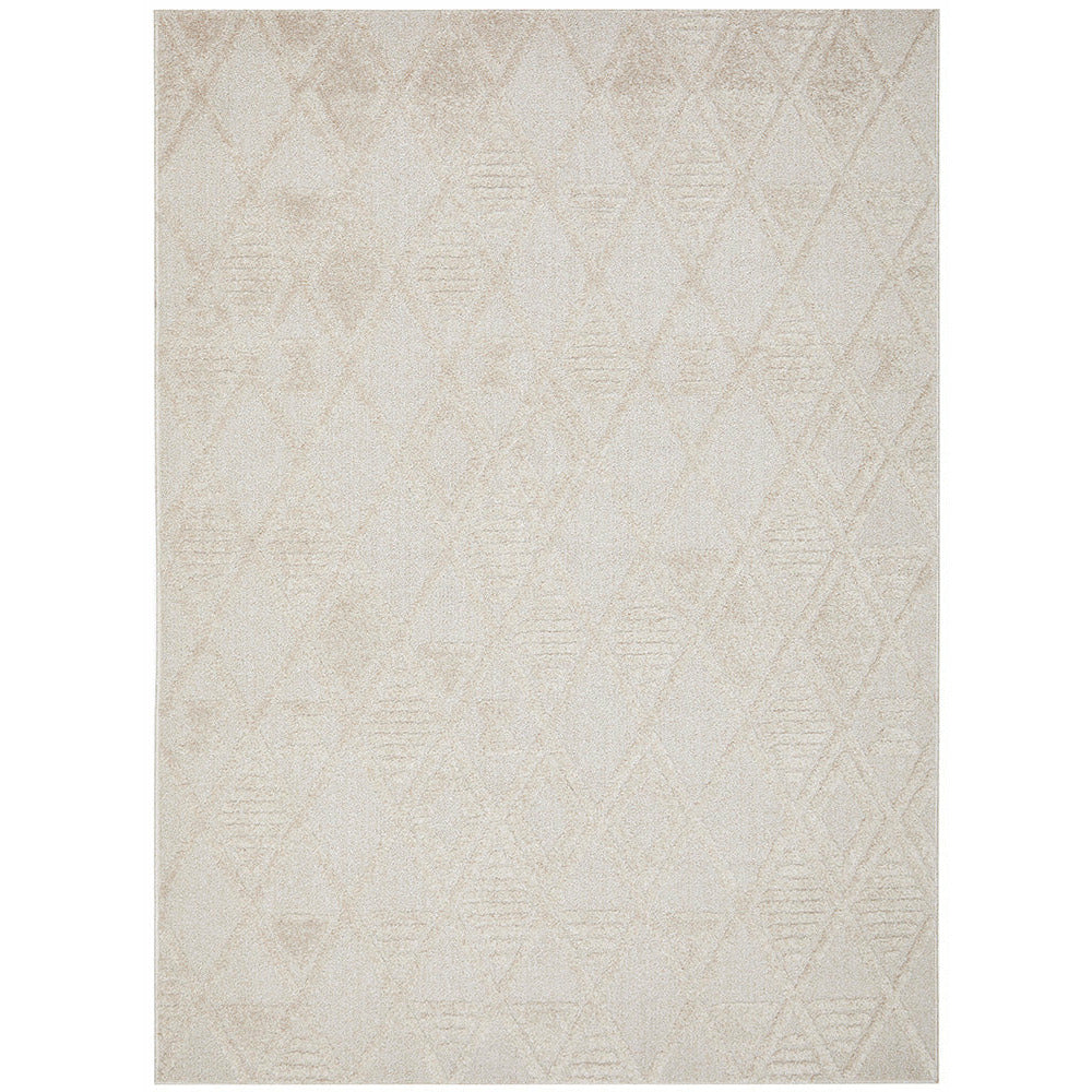 Catana 4756 Natural Modern Diamond Patterned Rug - Rugs Of Beauty - 1