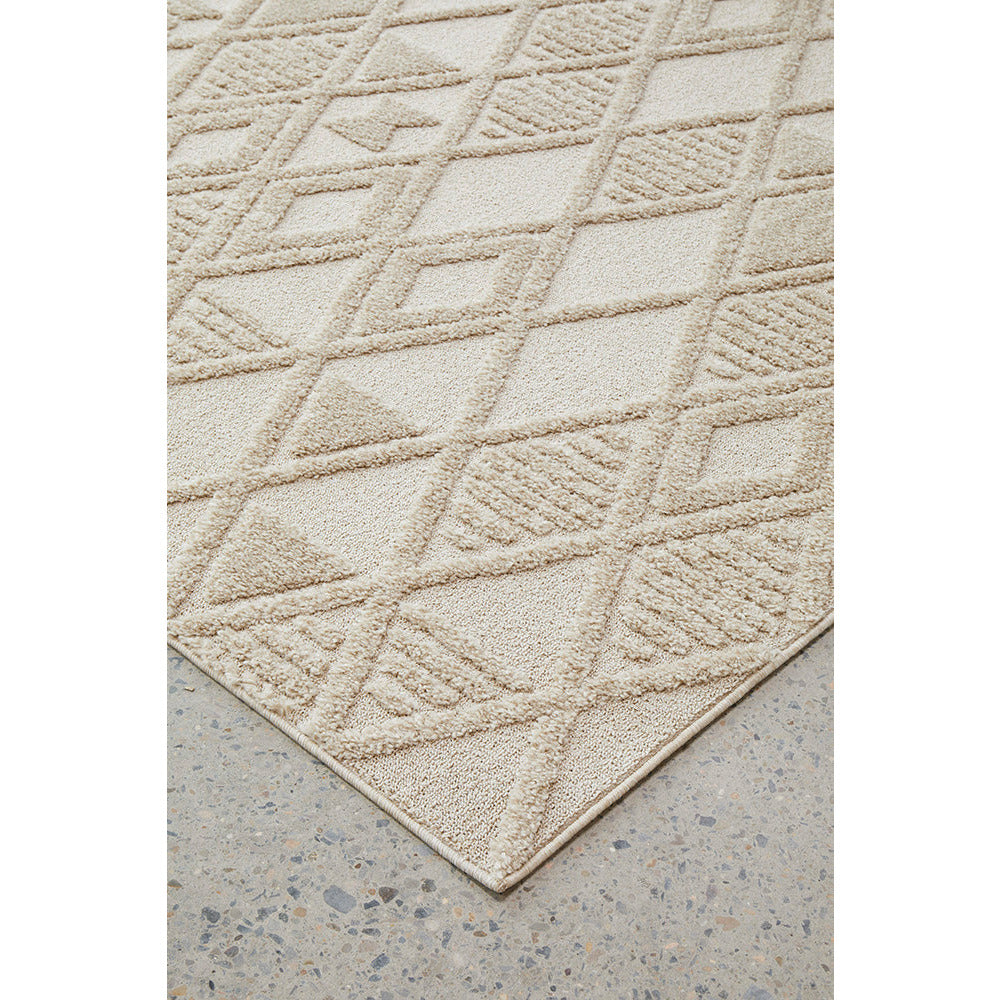 Catana 4756 Natural Modern Diamond Patterned Rug - Rugs Of Beauty - 5