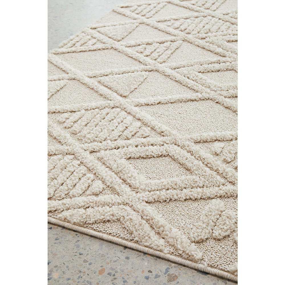 Catana 4756 Natural Modern Diamond Patterned Rug - Rugs Of Beauty - 6