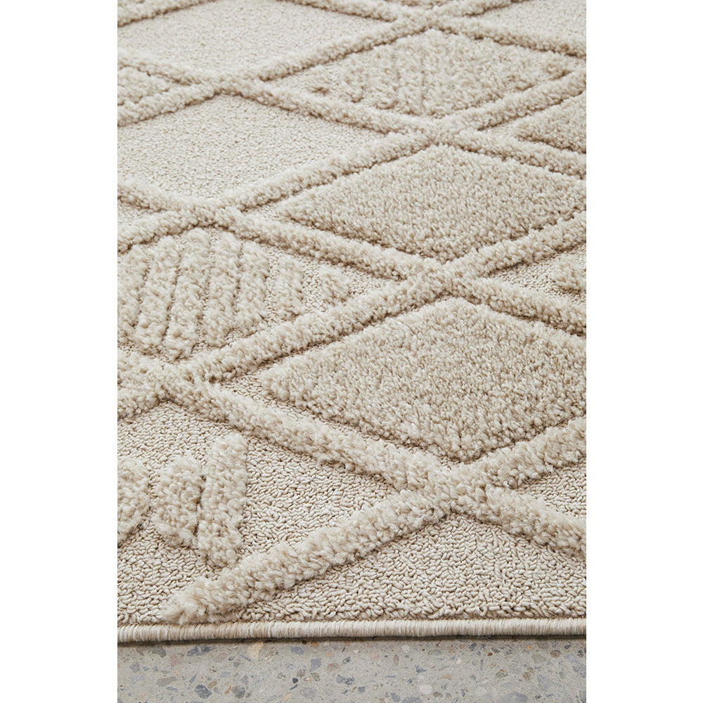 Catana 4756 Natural Modern Diamond Patterned Rug - Rugs Of Beauty - 7