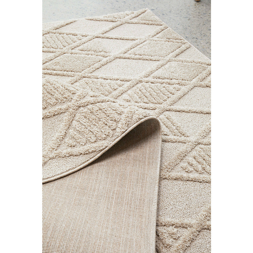 Catana 4756 Natural Modern Diamond Patterned Rug - Rugs Of Beauty - 8