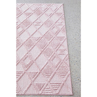 Catana 4756 Pink Modern Diamond Patterned Rug - Rugs Of Beauty - 2