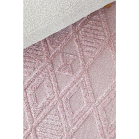 Catana 4756 Pink Modern Diamond Patterned Rug - Rugs Of Beauty - 6