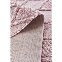 Catana 4756 Pink Modern Diamond Patterned Rug - Rugs Of Beauty - 7