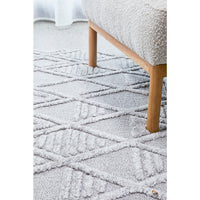 Catana 4756 Silver Grey Modern Diamond Patterned Rug - Rugs Of Beauty - 3